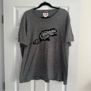 Size XL Hudson's Bay Co. Great Canadian Outdoor Hockey Team 100% Cotton T-shirt